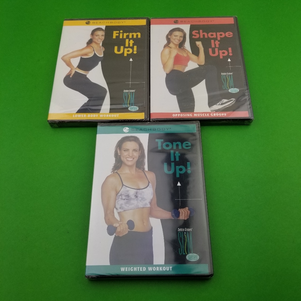 Lot of 3 Beachbody: Tone, Shape, Firm It Up! (DVD)
